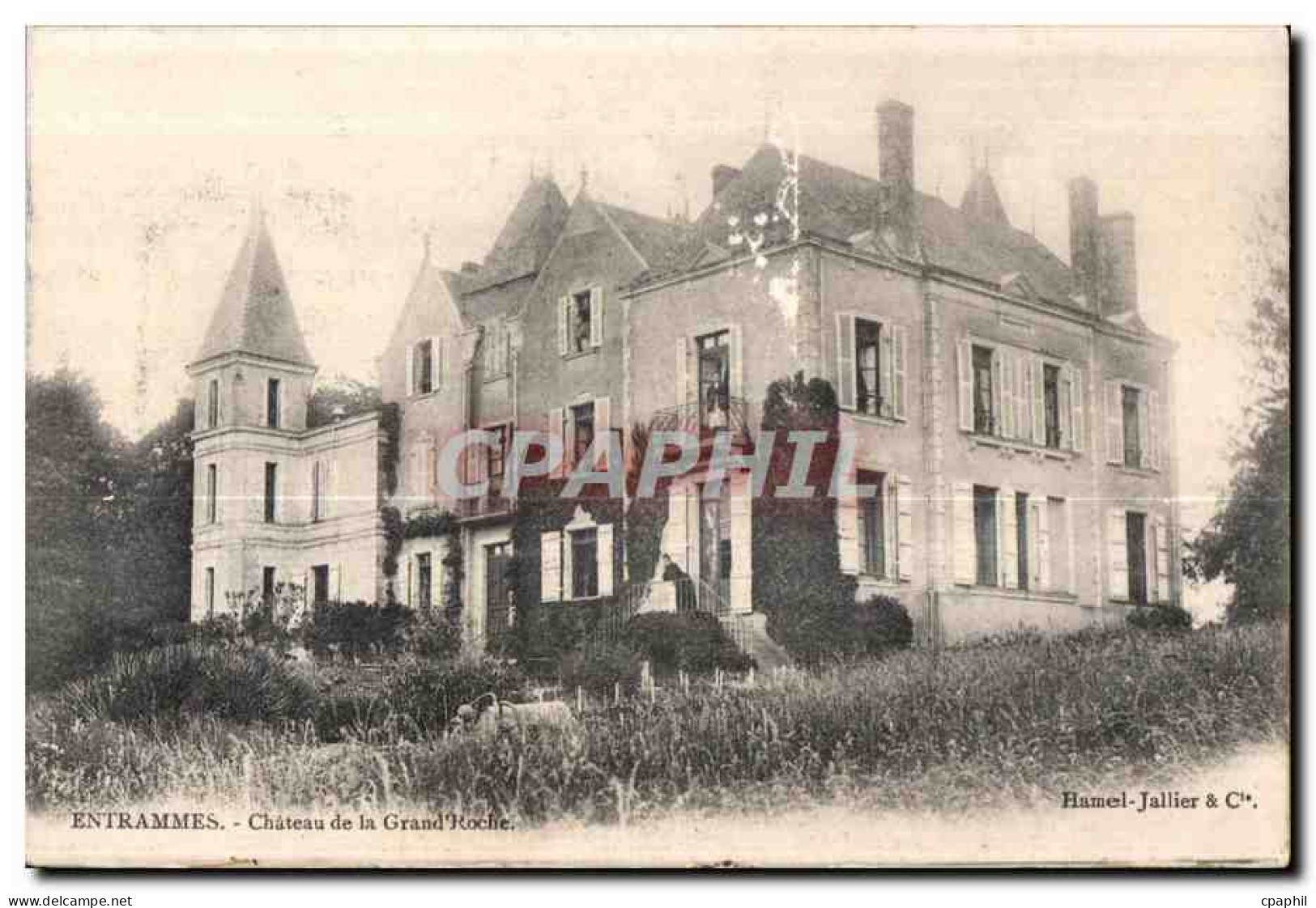 CPA Entrammes Chateau de la grand roche