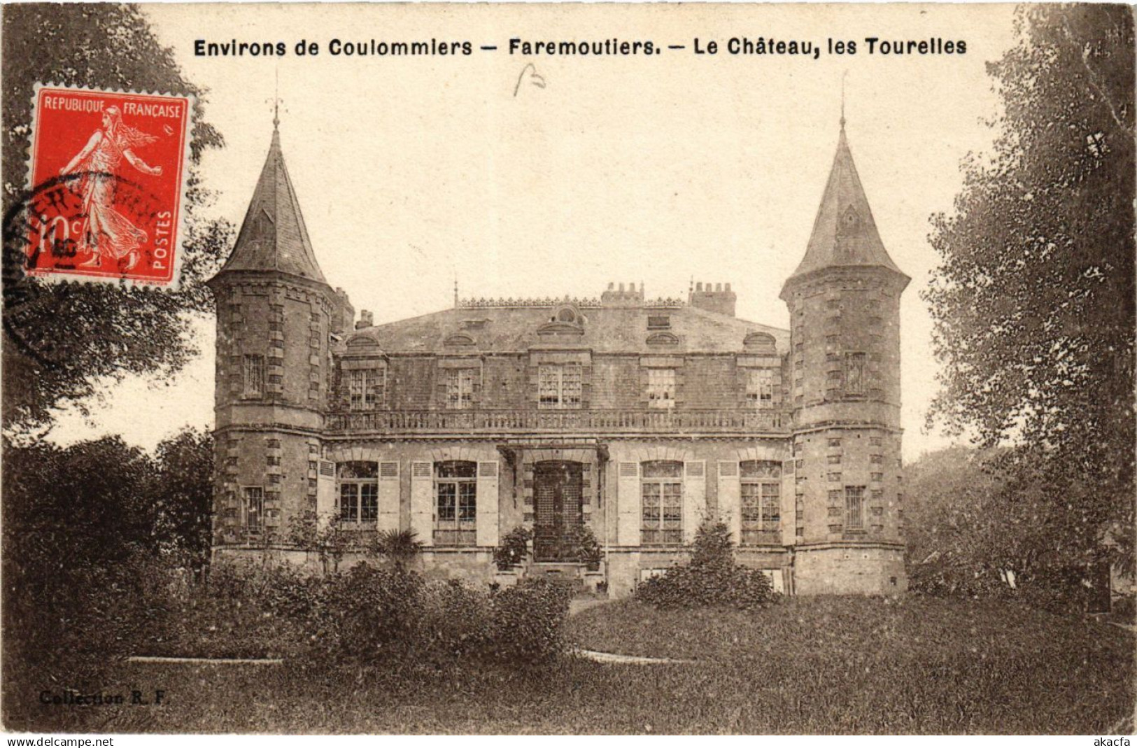 CPA Env. de COULOMMIERS - FAREMOUTIERS - Le Chateau les Tourelles (436304)