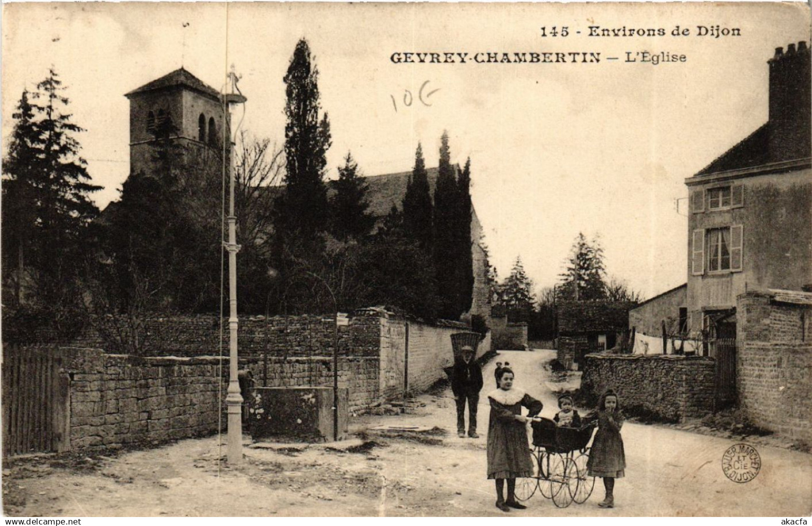 CPA Env. de DIJON - Gevrey-Chambertin - L'Église (586894)
