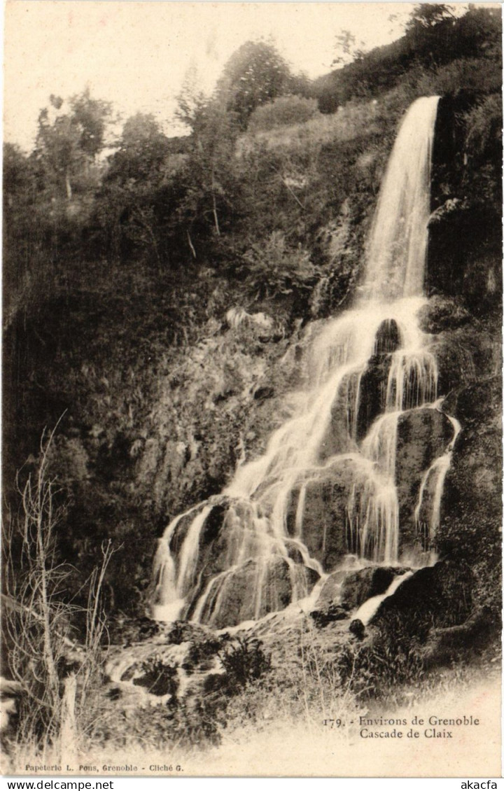 CPA Env. de GRENOBLE - Cascade de CLAIX (433846)