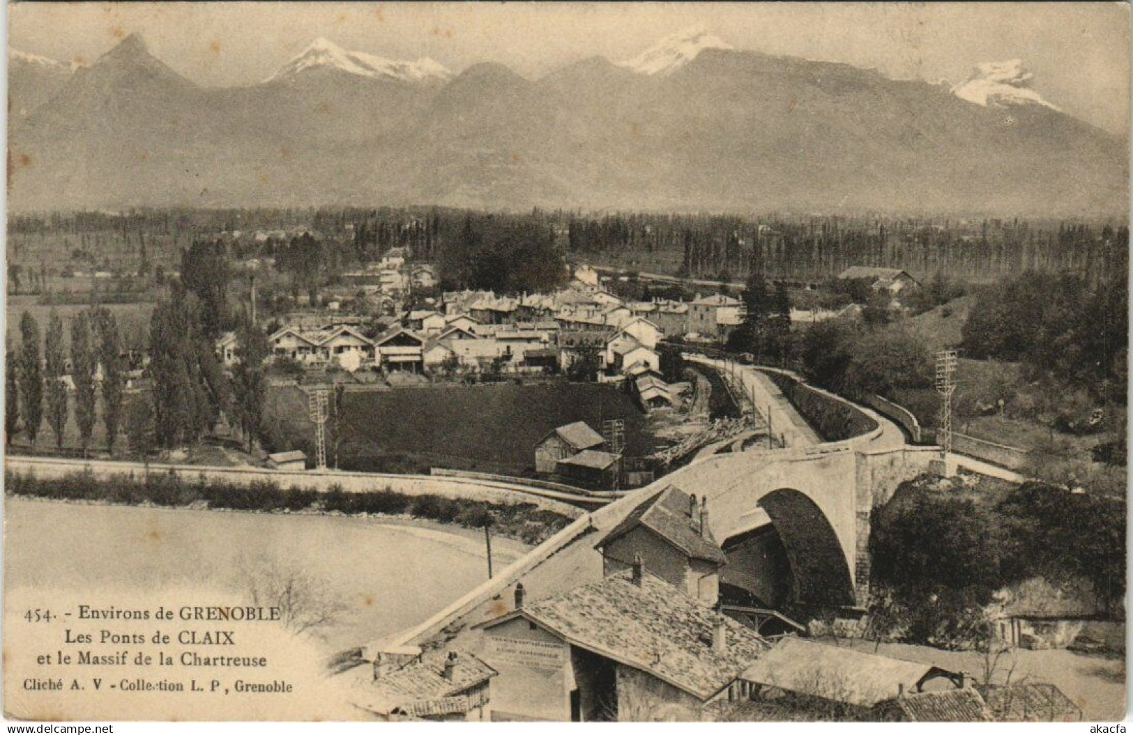 CPA Env. de GRENOBLE - Les Points de CLAIX (123799)