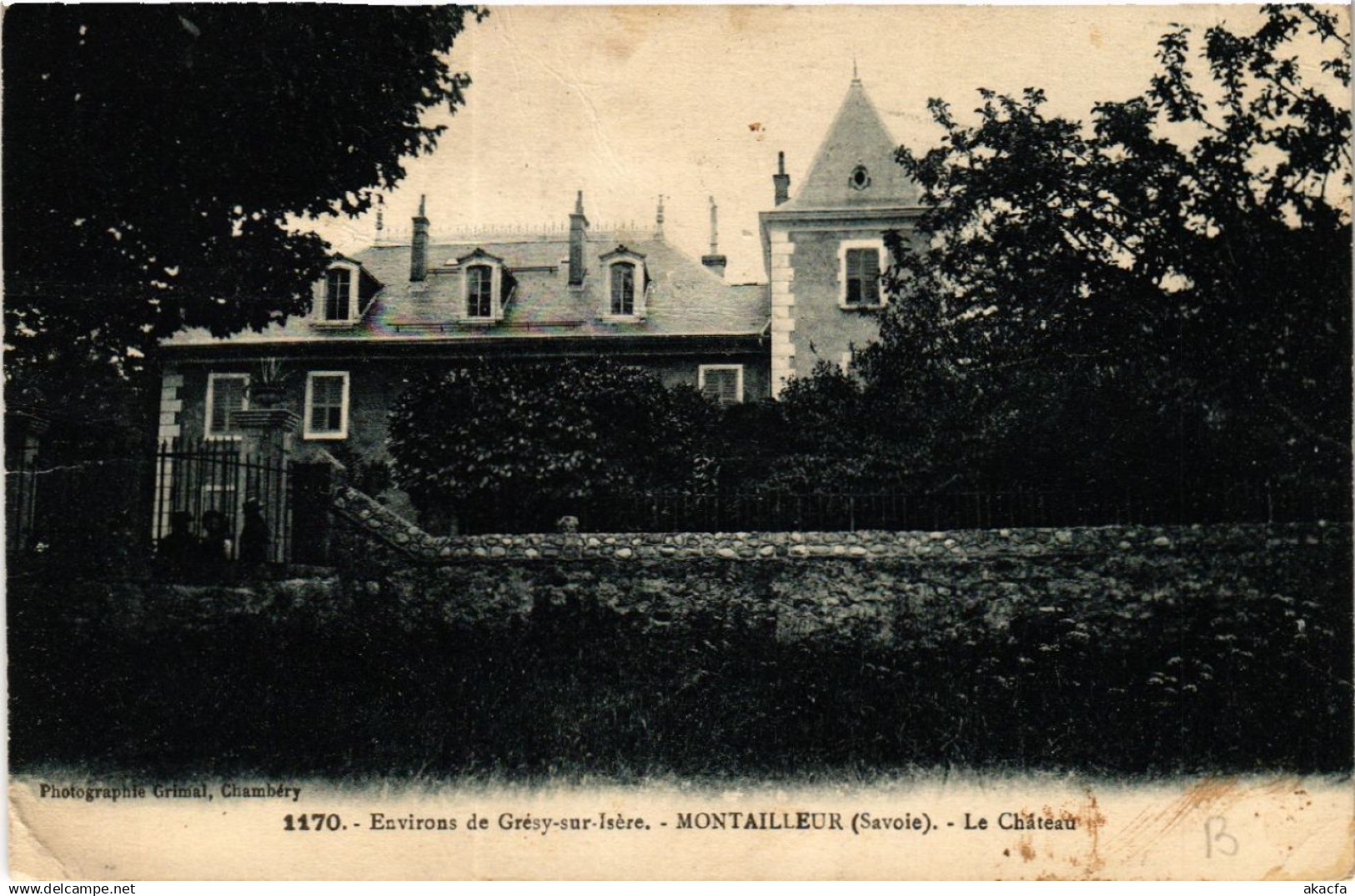CPA Env. de GRESY-sur-Isere - Montailleur - Le Chateau (438493)