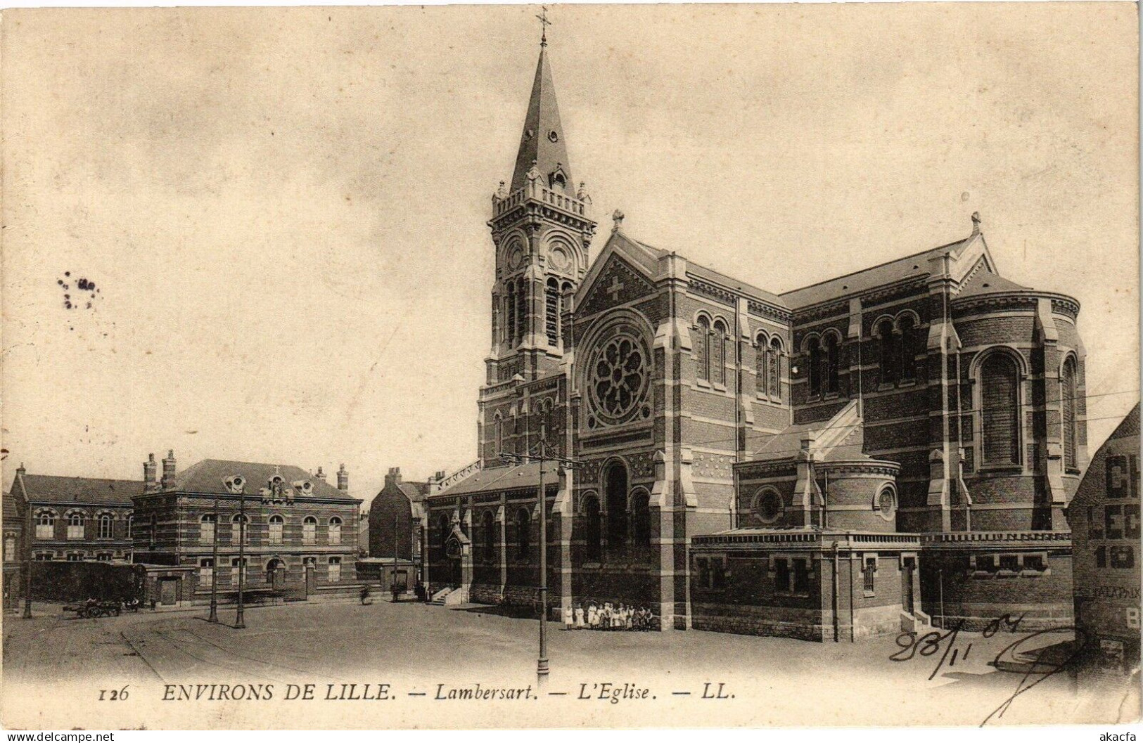 CPA Env. de LILLE - LAMBERSART - L'Église (204640)