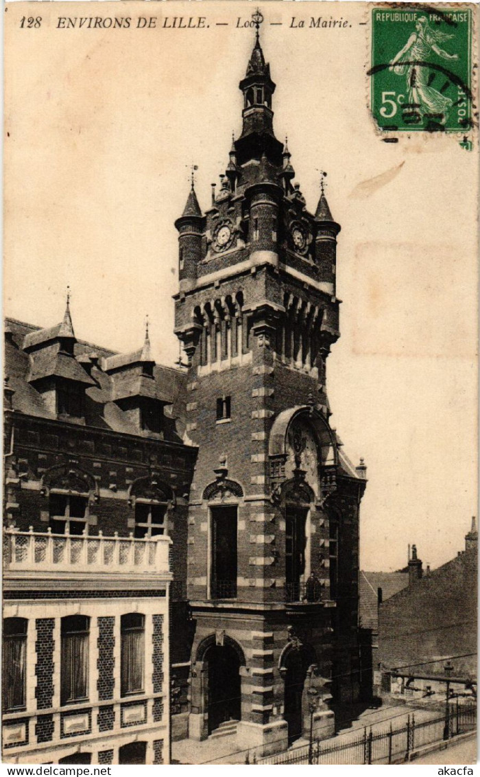 CPA Env. de LILLE - LOOS - La Mairie (513393)