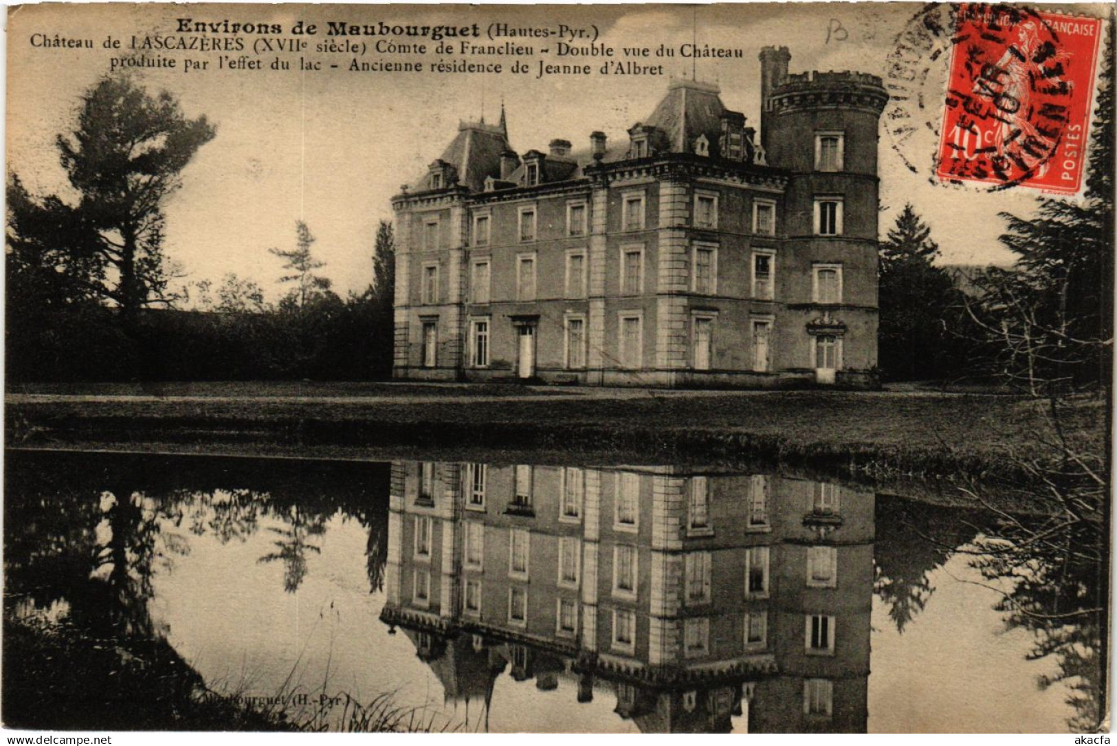 CPA Env. de Maubourguet Chateau de Lascazeres (414974)