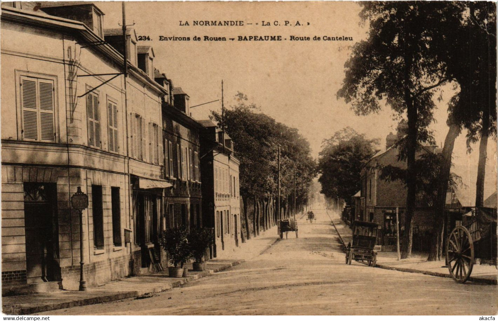CPA Env. de ROUEN-Bapeaume Route de CANTELEU (349275)