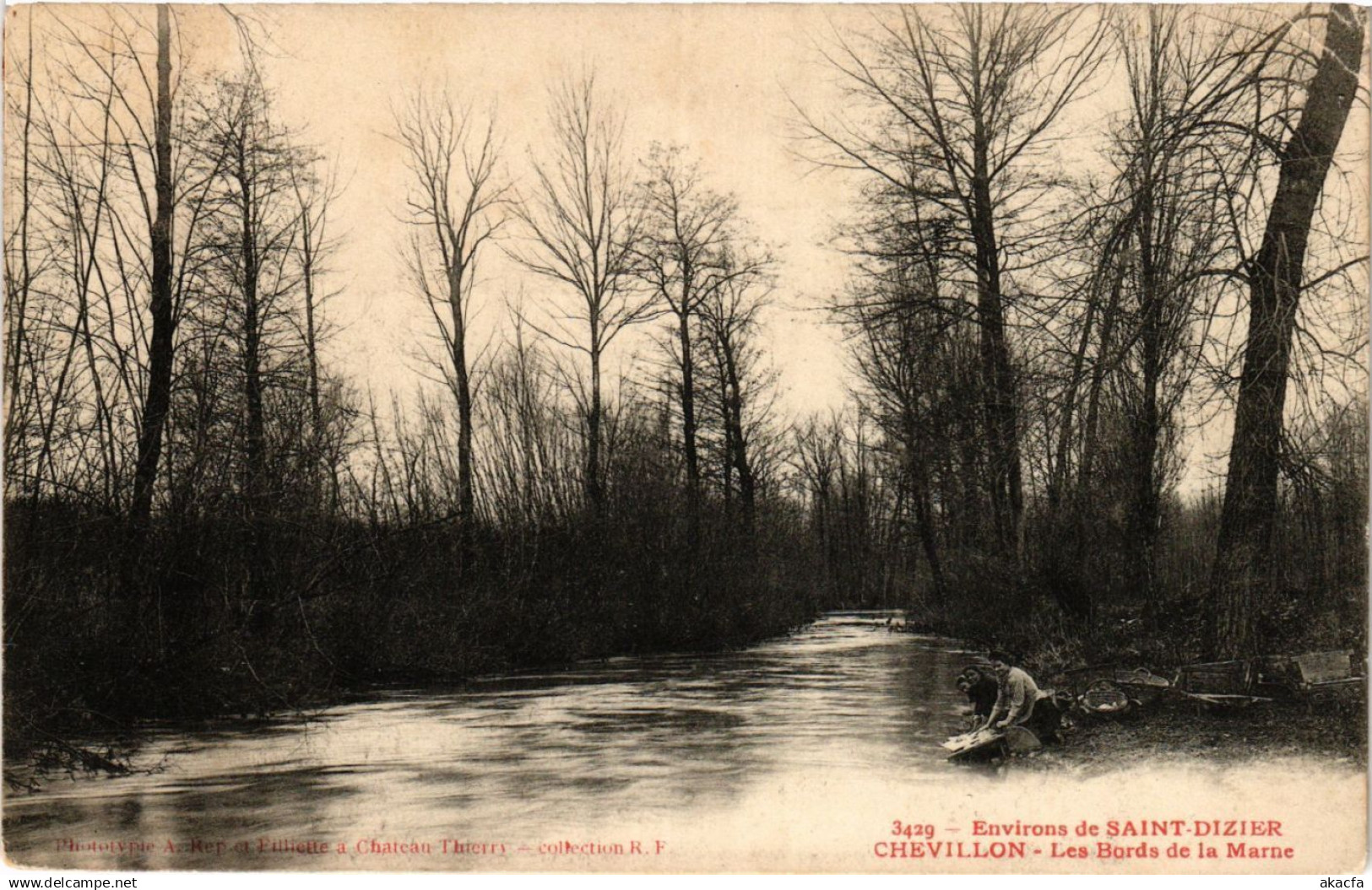 CPA Env. de St-DIZIER - Chevillon - Les Bords de la Marne (368347)