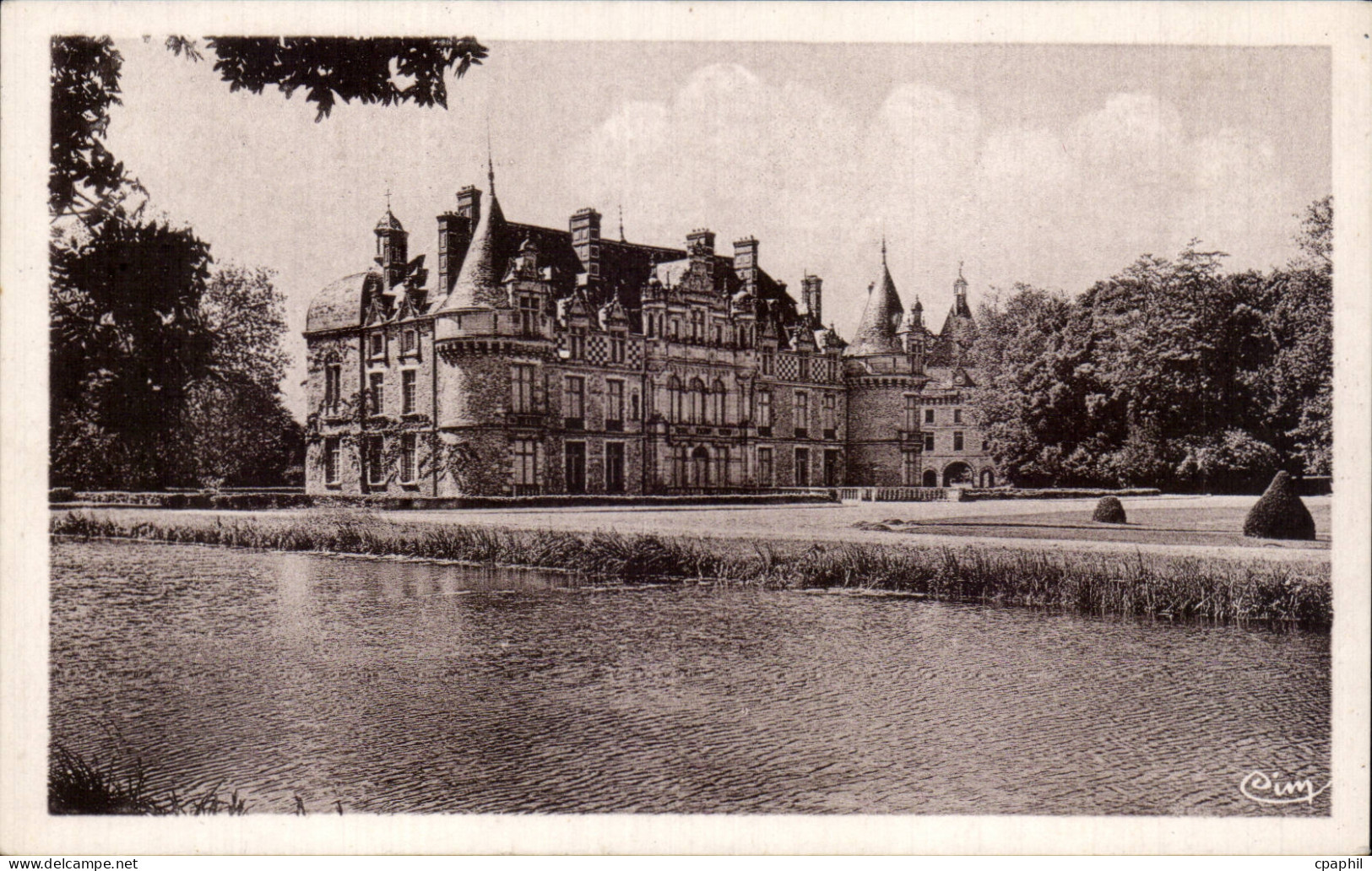 CPA Environs d Ablis Esclimont Le chateau