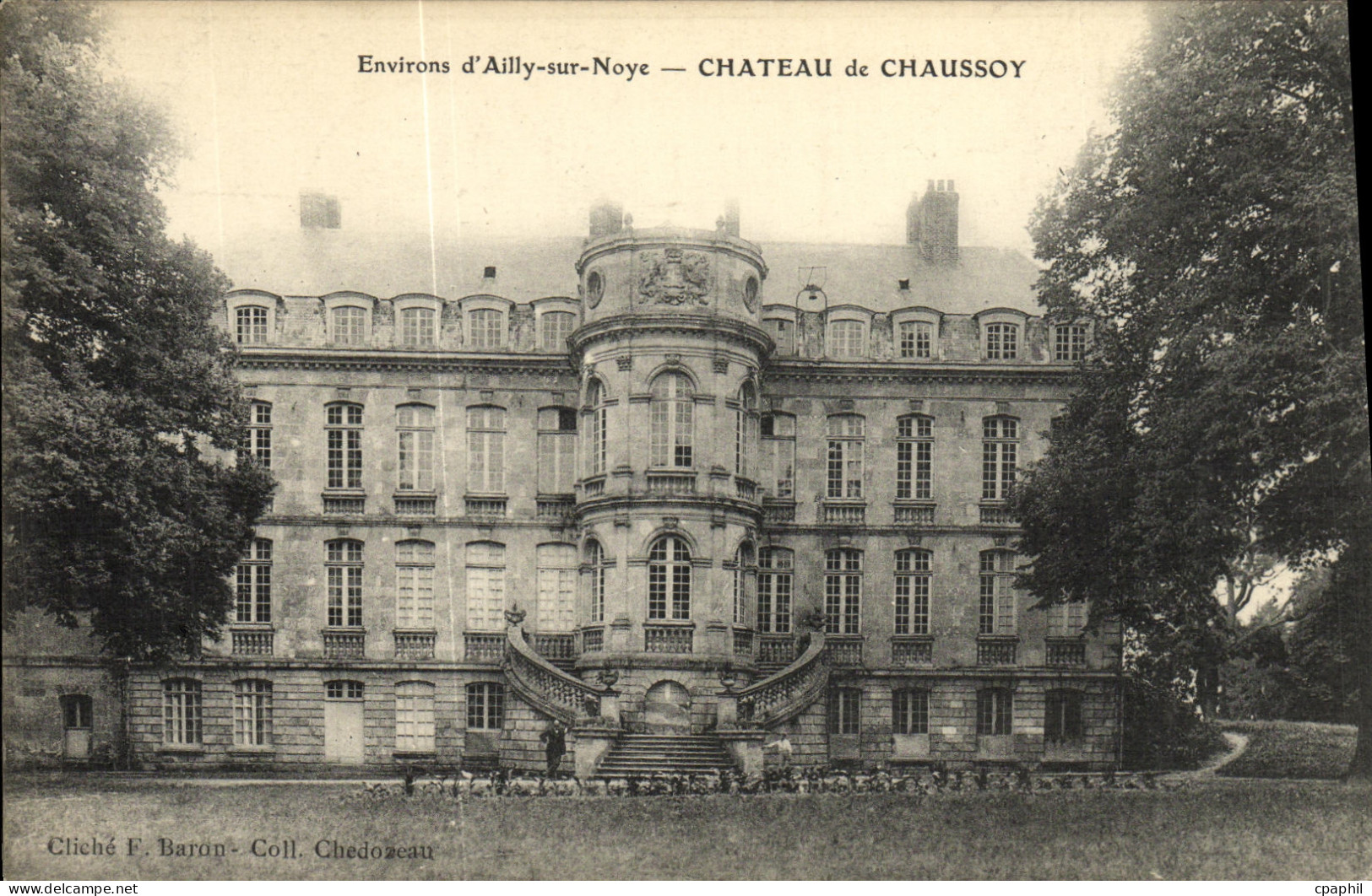 CPA Environs d Ailly Sur Noye Chateau de Chaussoy