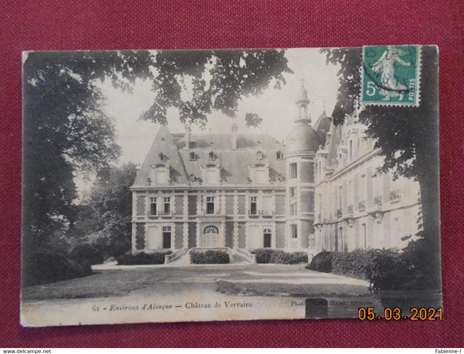 CPA - Environs d'Alençon - Château de Vervaine