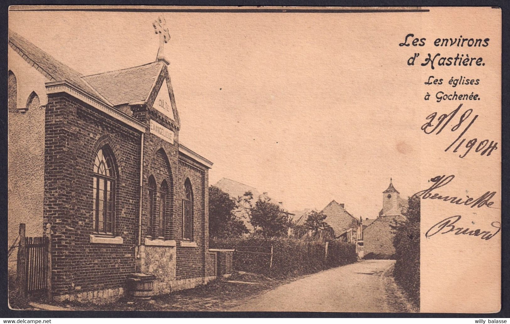 +++ CPA - Environs d'Hastière - Les Eglise à GOCHENEE - Doische - Nels  //