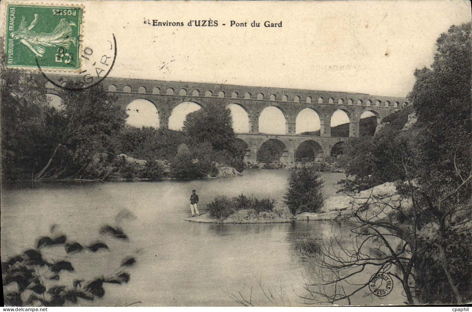 CPA Environs D'Uzes Pont Du Gard