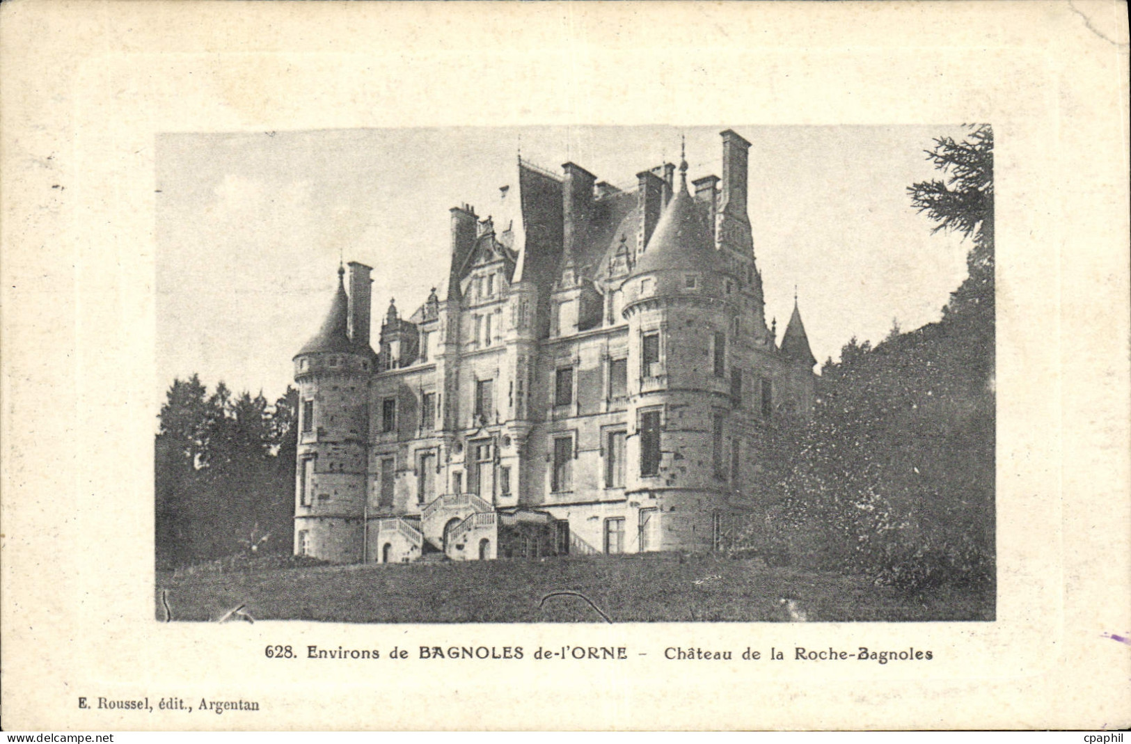 CPA Environs de Bagnoles de l'Orne chateau de la Roche Bagnoles