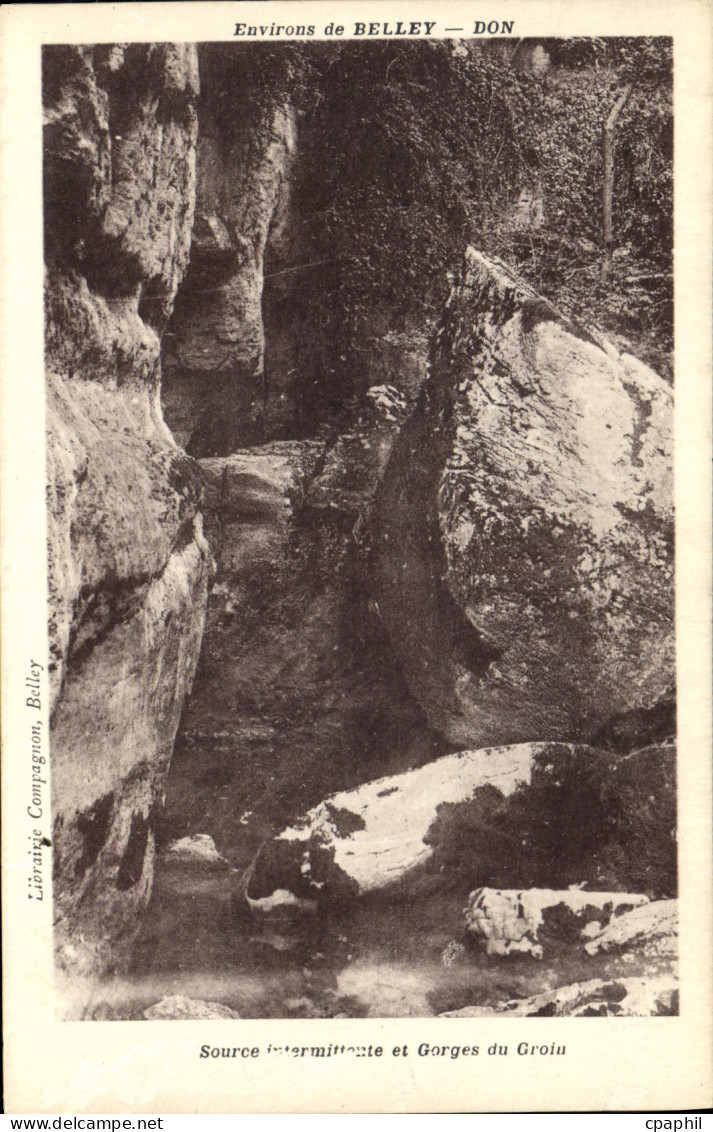 CPA Environs de Belley Gorges du Groin