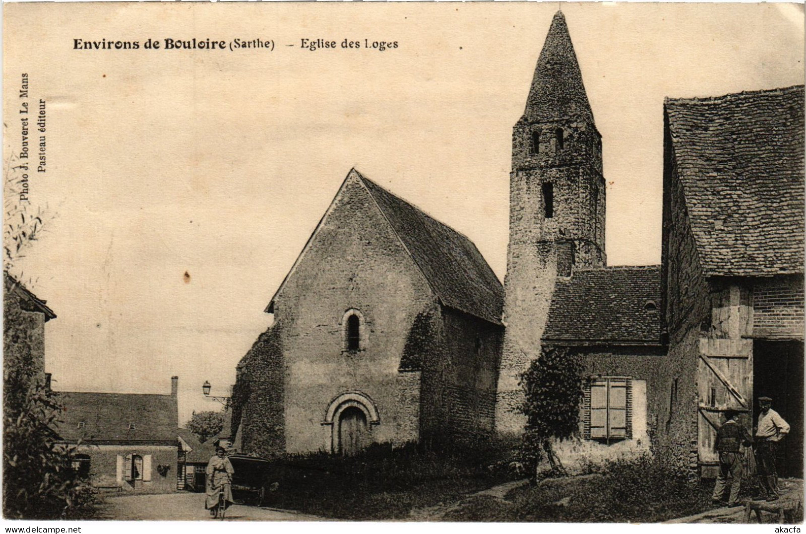 CPA Environs de Bouloire Eglise des Loges FRANCE (1450803)
