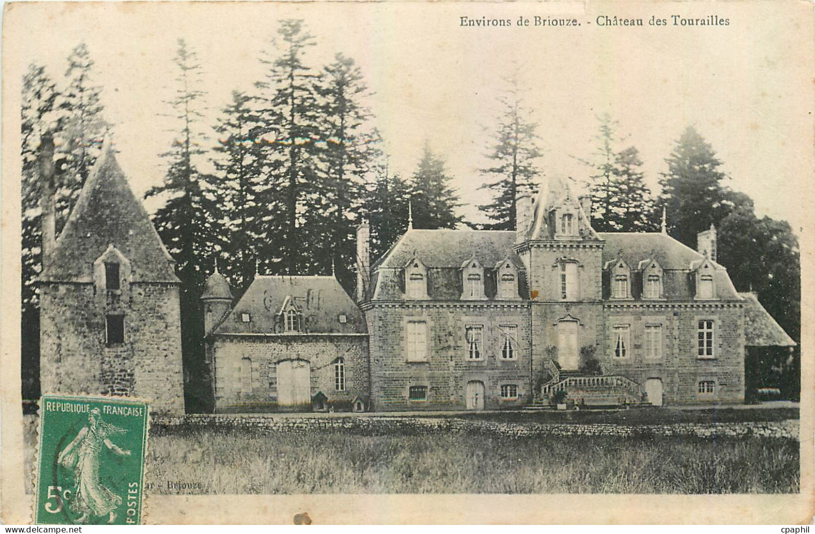 CPA Environs de Briouze Chateau des Tourailles