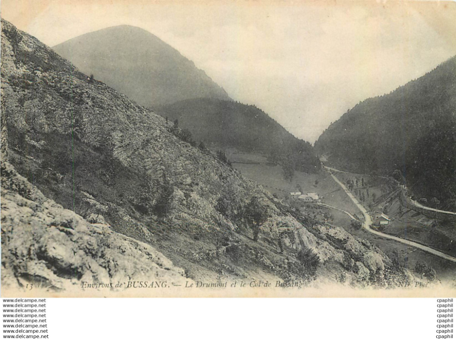 CPA Environs de Bussang Le Drumont et le Col de Bussang