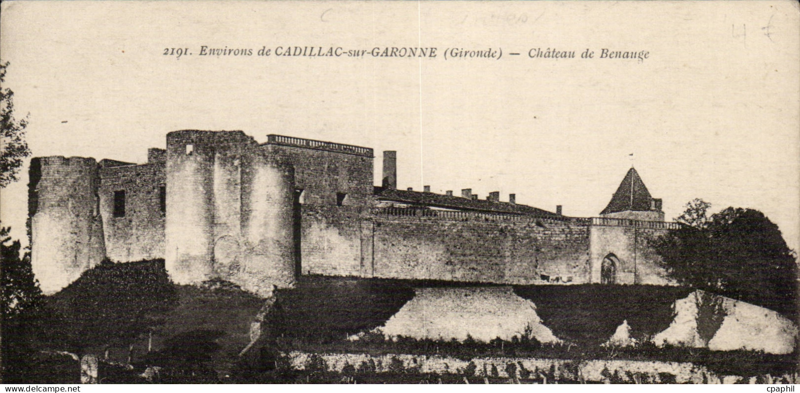 CPA Environs de Cadillac sur Garonne Chateau de Benauge