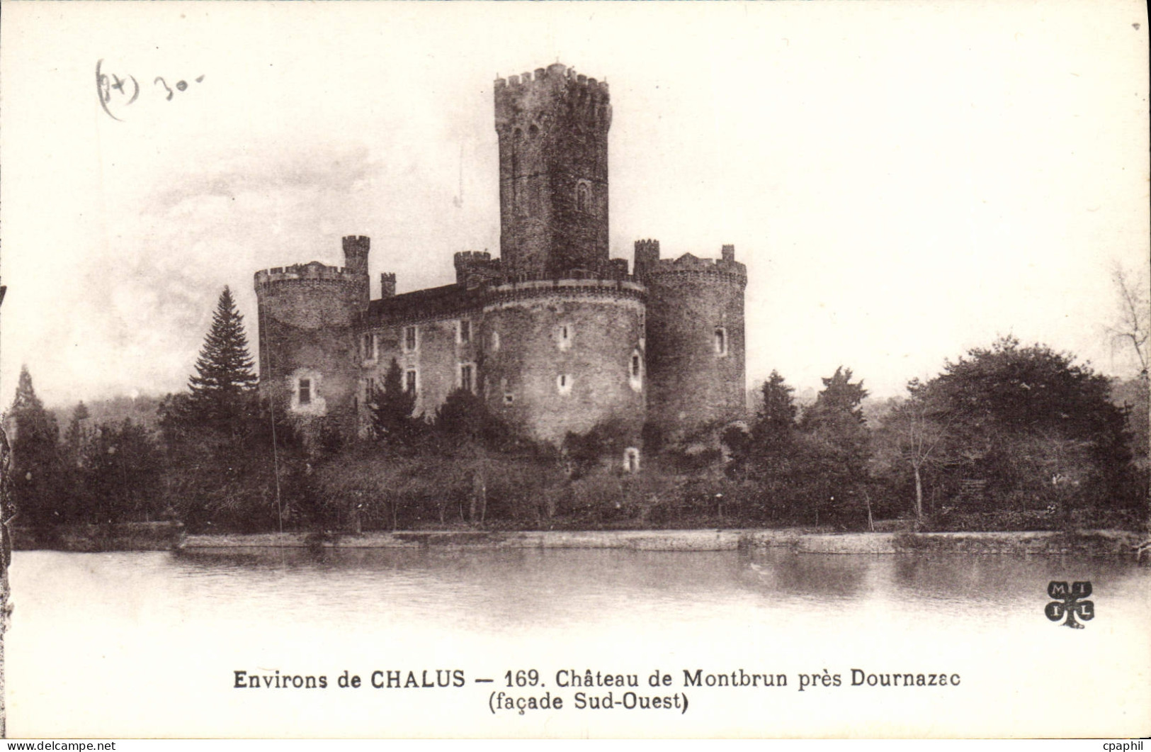 CPA Environs de Chalus Chateau de Montbrun pres Dournazac