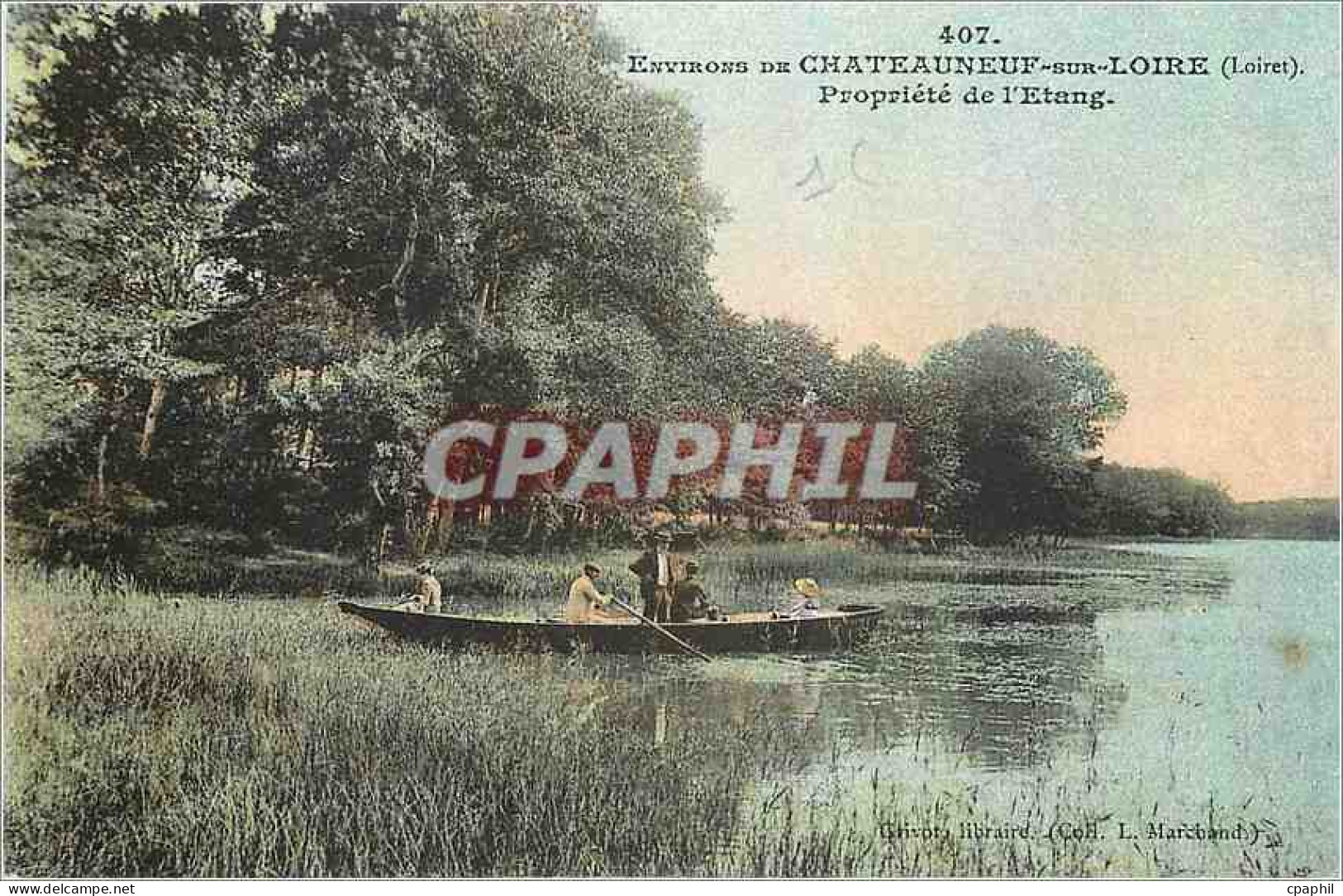 CPA Environs de Chateauneuf sur loire Propriete de l'Etang