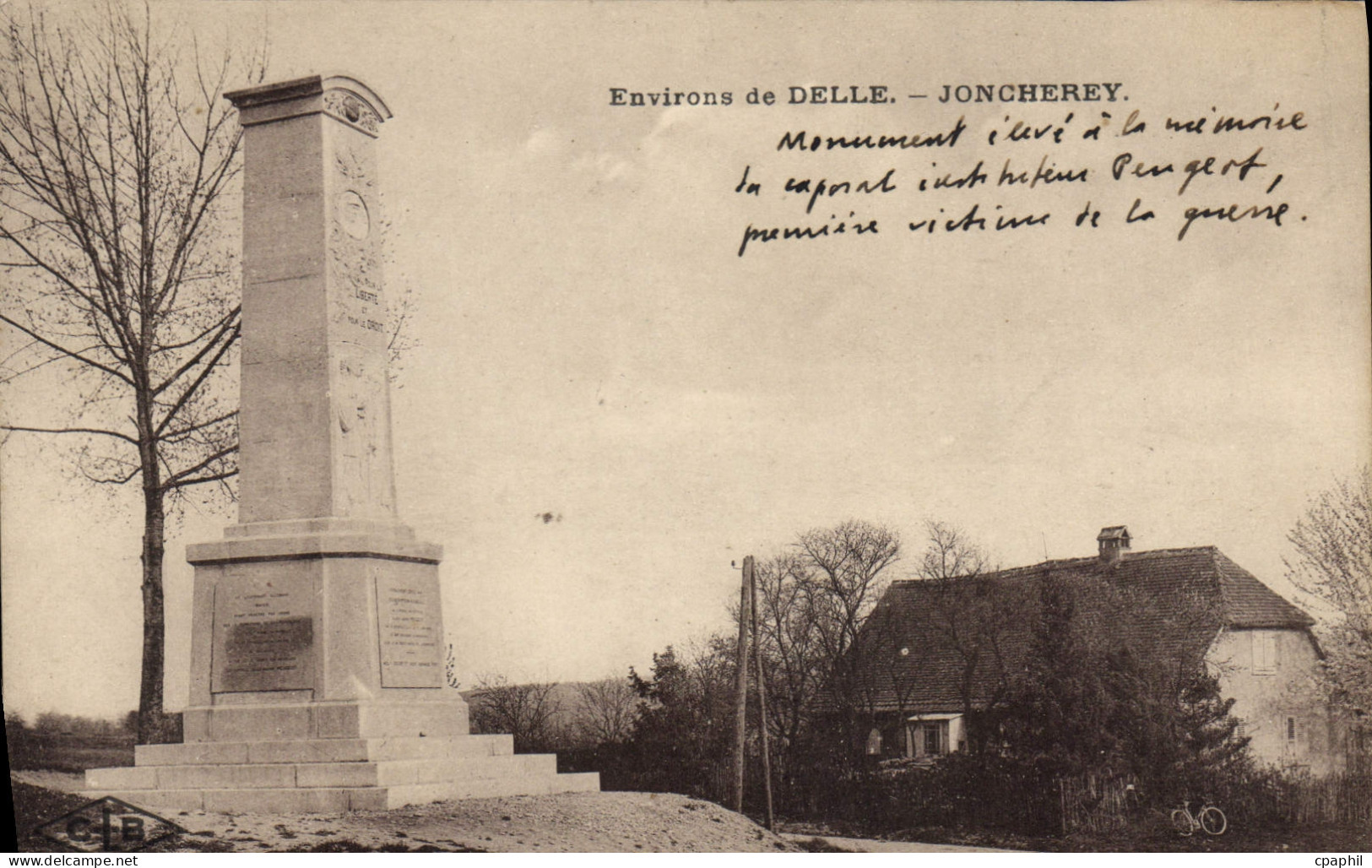 CPA Environs de Delle Joncherey