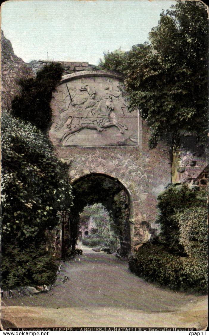 CPA Environs De Dieppe Arques La bataille