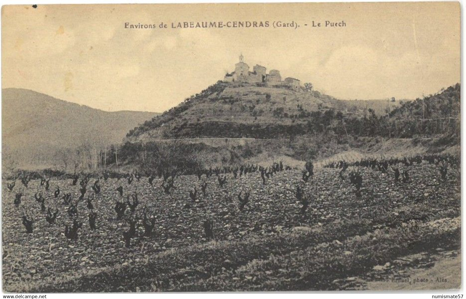 CPA Environs de la LABEAUME CENDRAS - Le Puech - Ed. Brunel , Alès