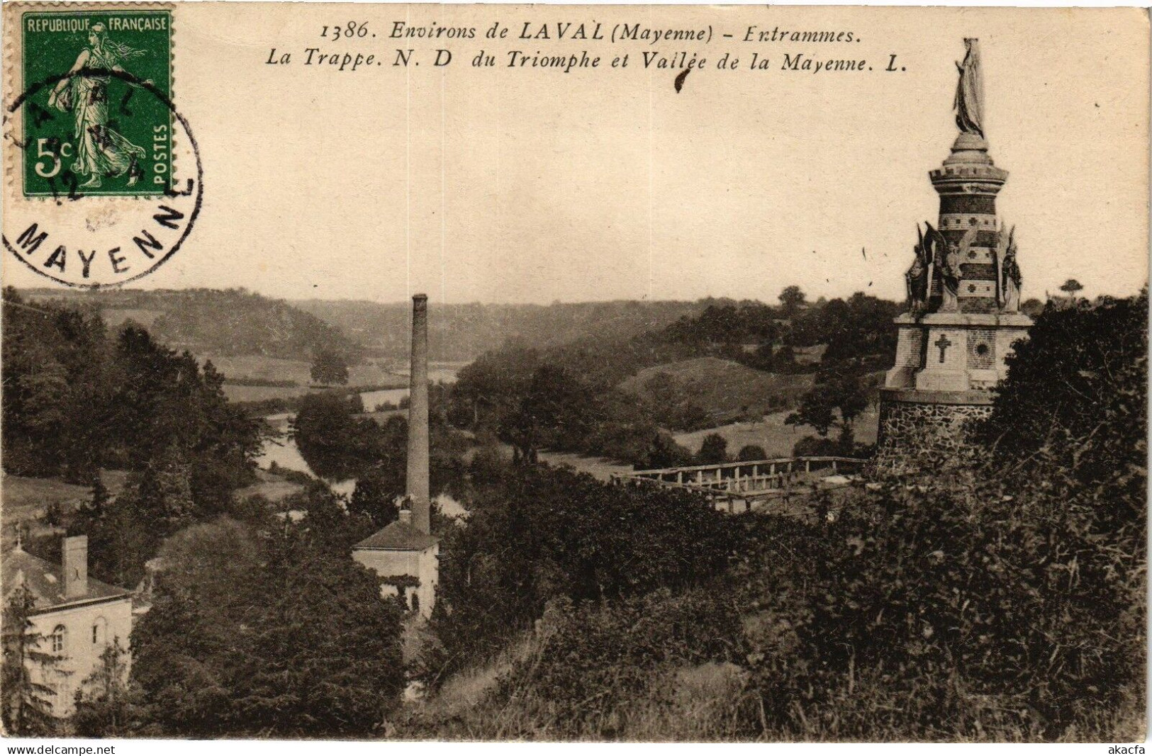 CPA ENVIRONS DE LAVAL .- Entrammes (191046)