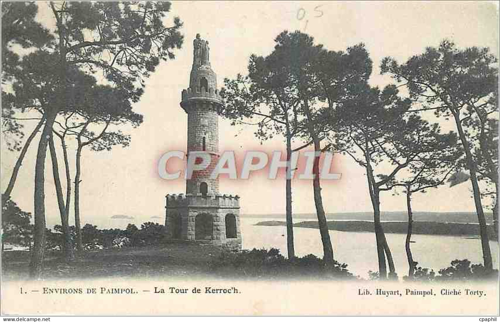 CPA Environs de Paimpol La Tour de Kerroch