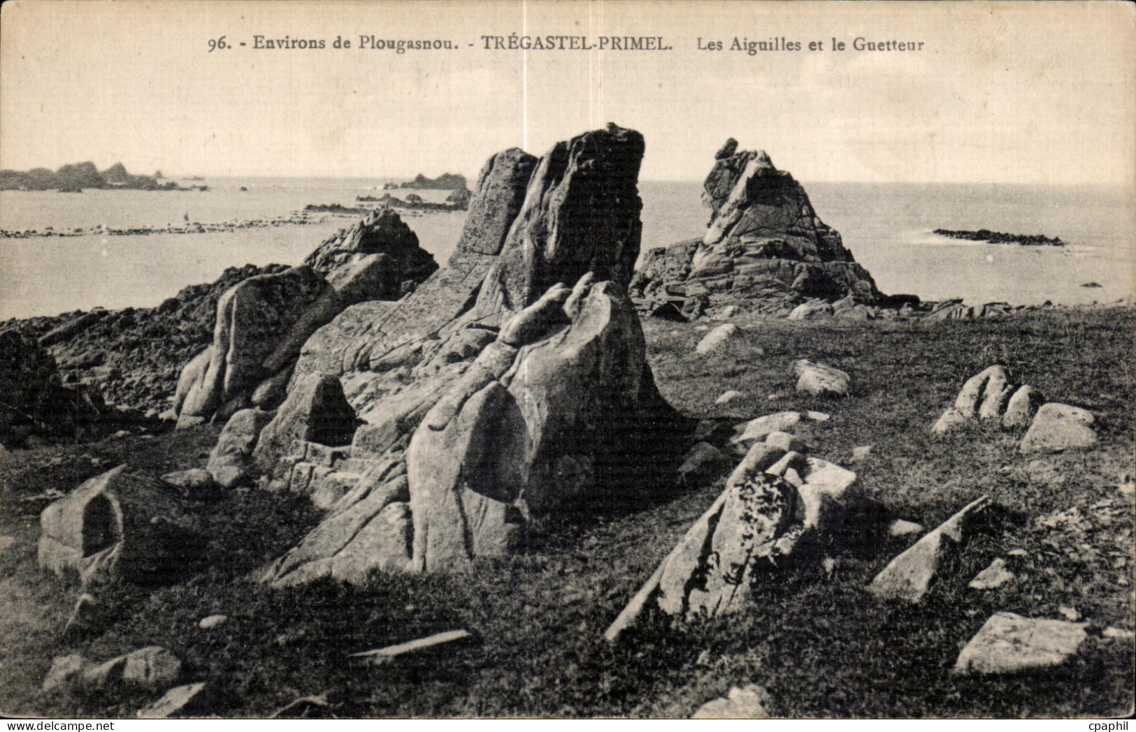 CPA Environs de Plougasnou Tregastel Primel Les Aiguilles et le Guetteur