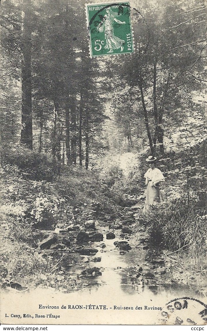 CPA Environs de Raon-l'Etape Ruisseau des Ravines