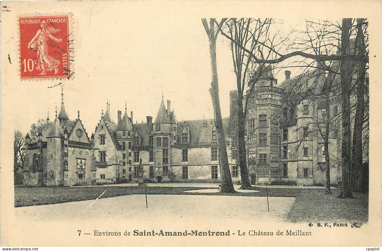 CPA Environs de Saint Amand Montrond Le Chateau de Meillant