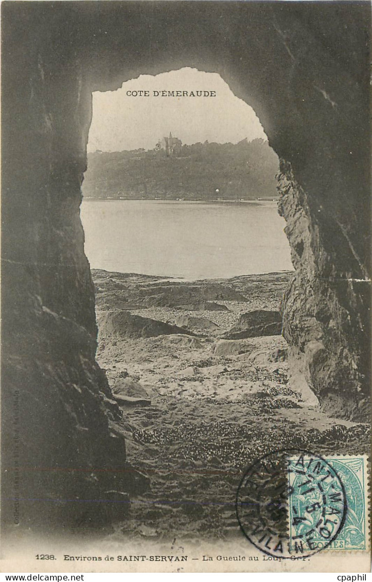 CPA Environs de Saint Servan La Gueule au Loup