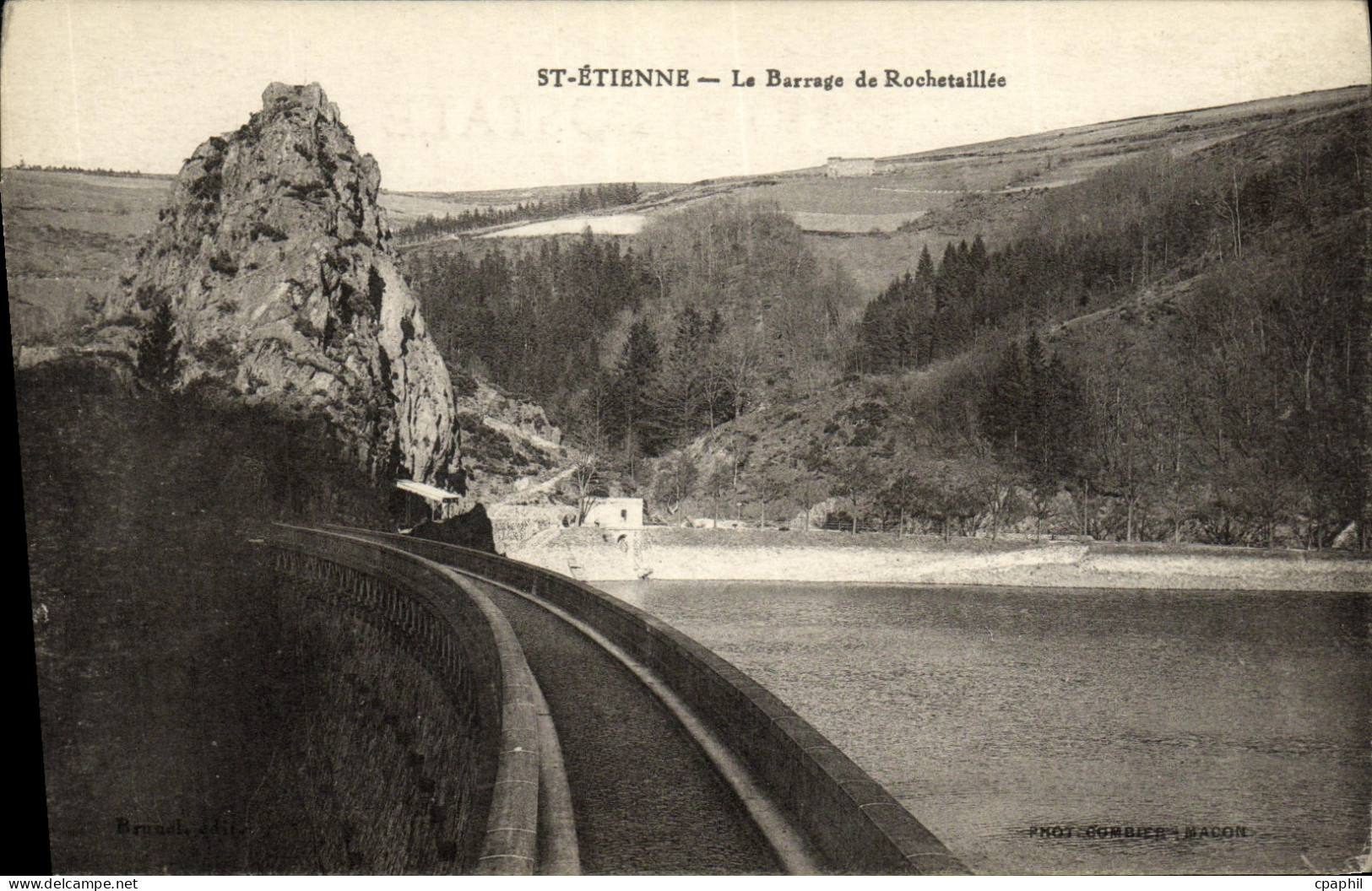 CPA Environs de St Etienne Entree Le Barrage de Rochetaillee
