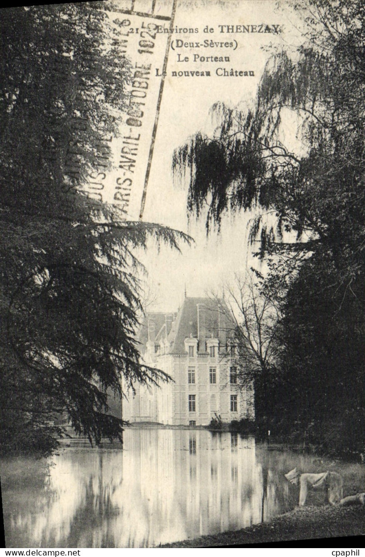 CPA Environs de Thenezay Le Porteau Le nouveau chateau