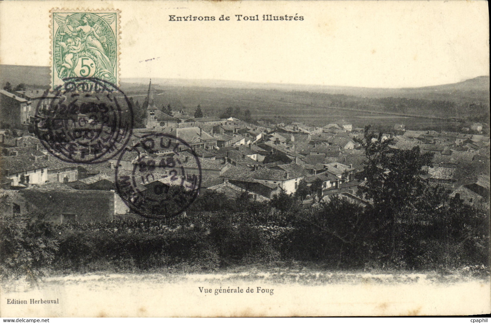 CPA Environs de Toul Vue generale de Foug