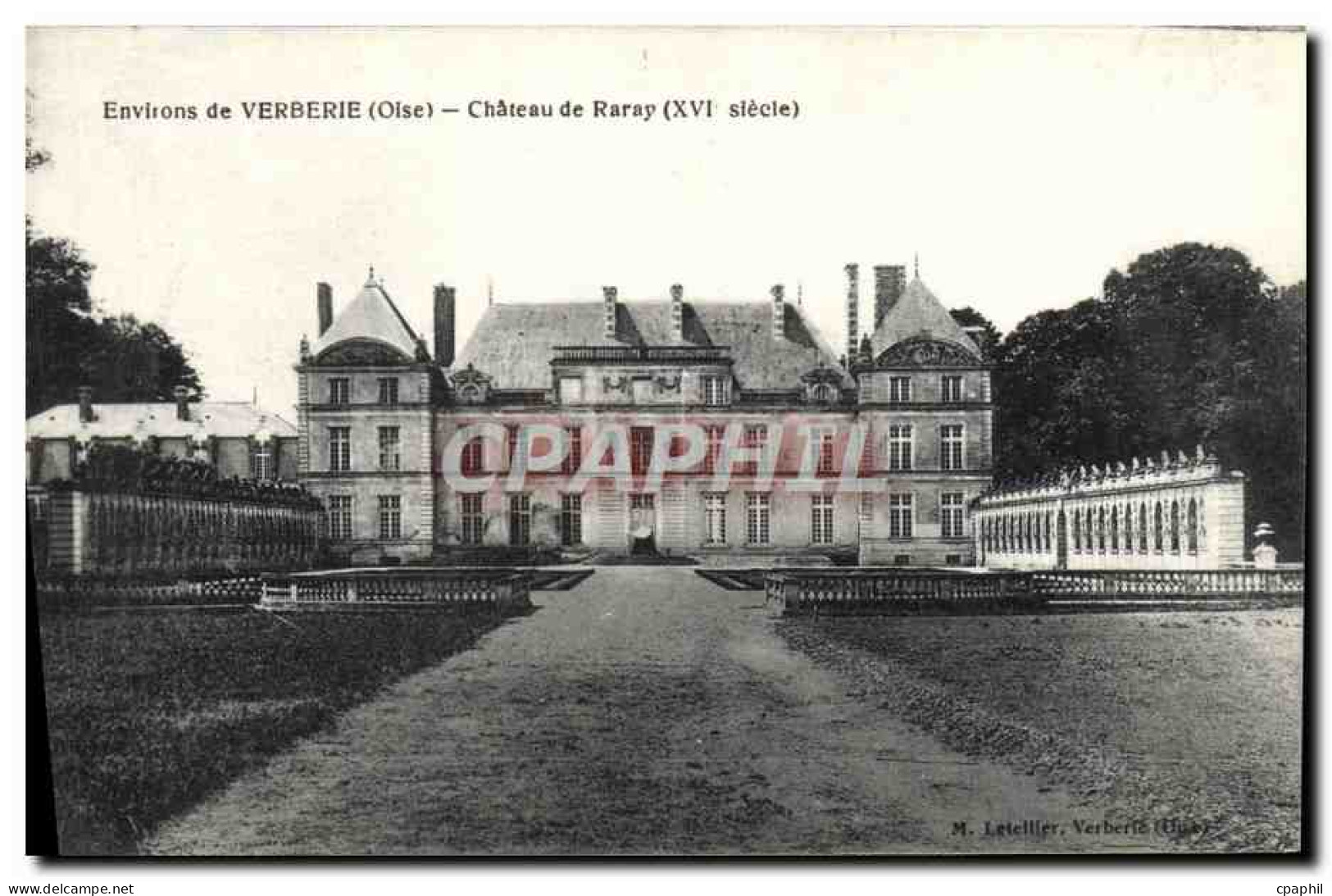 CPA Environs De Verberie Chateau De Raray