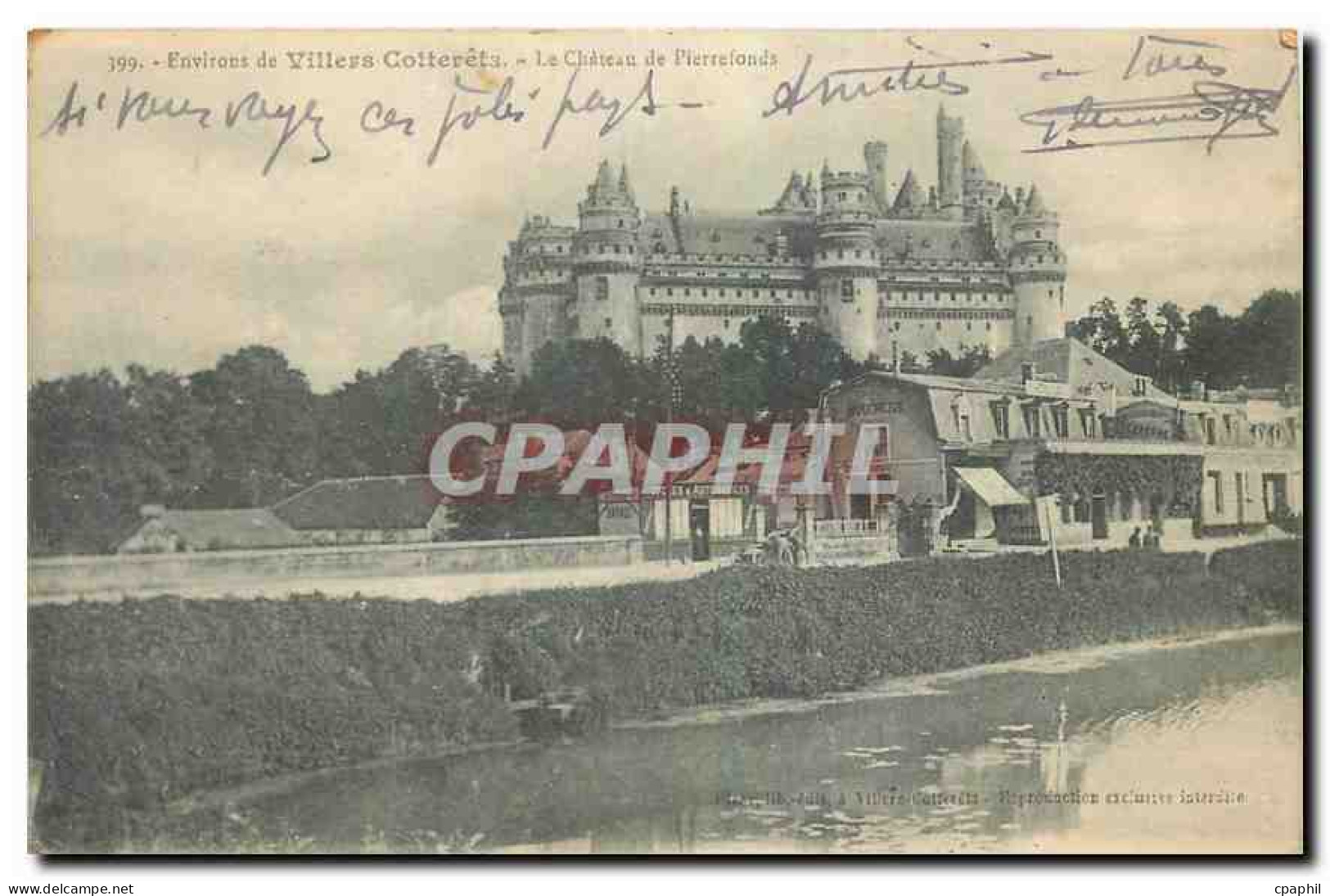 CPA Environs de Villers Cotterets Le Chateau de Pierrefonds