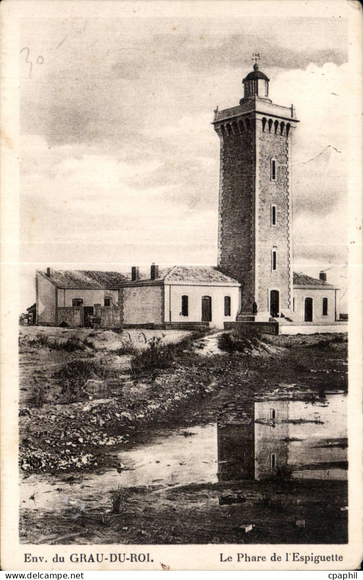 CPA Environs du Grau Du Roi Le Phare de I Espiguette