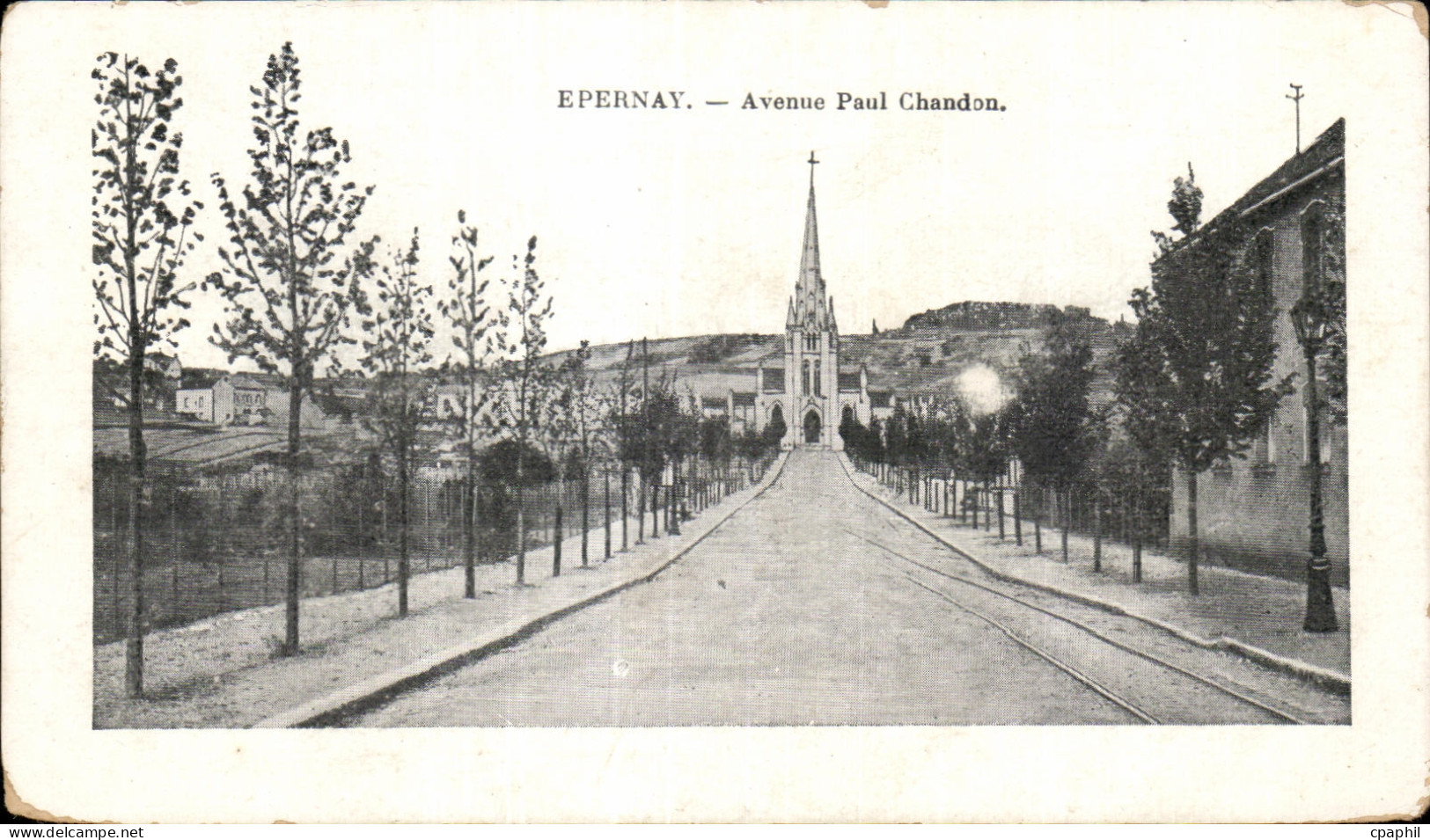 CPA Epernay Avenue Paul Chandon
