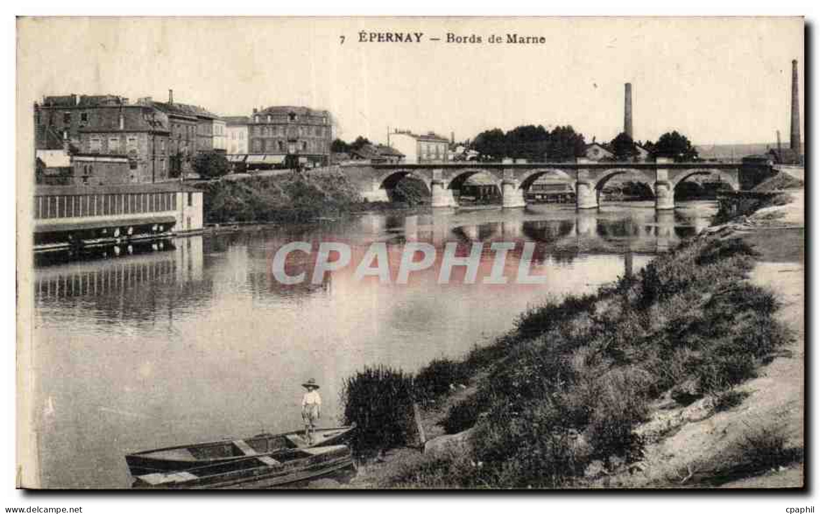 CPA Epernay Bords de Marne