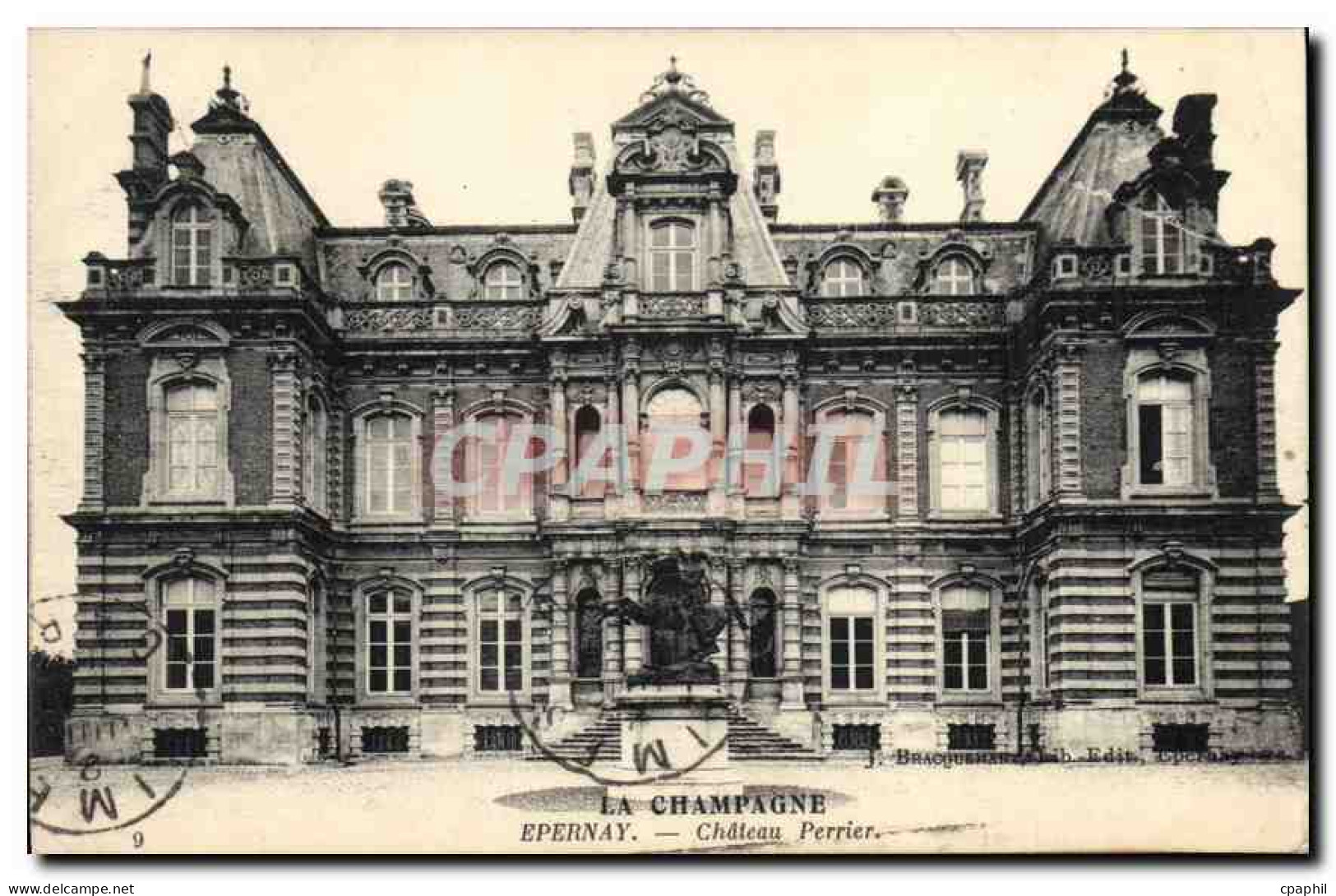 CPA Epernay Chateau Perrier