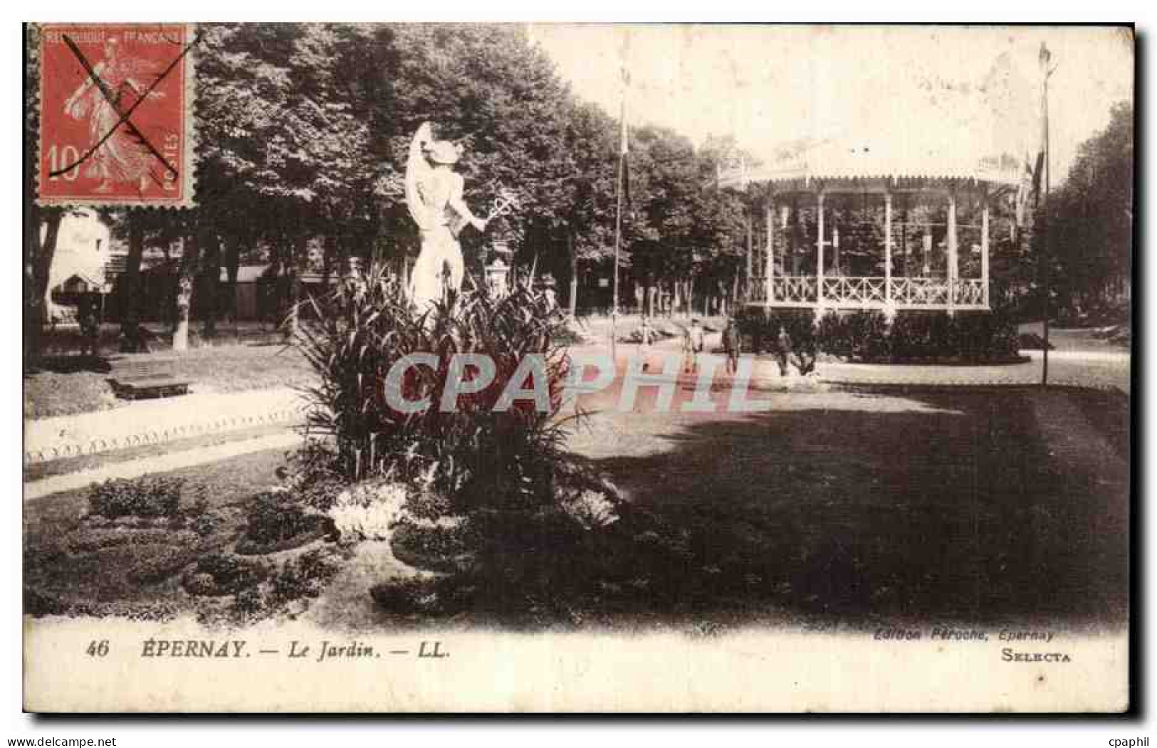 CPA Epernay Le Jardin