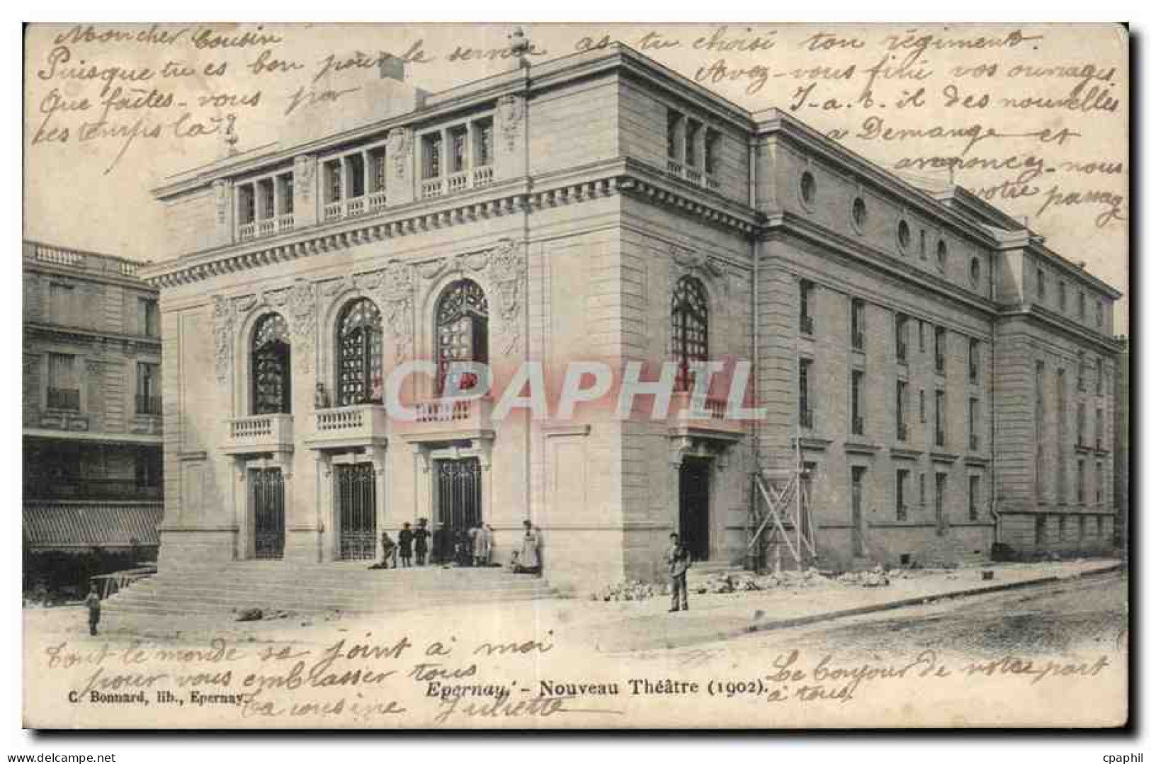 CPA Epernay nouveau Theatre