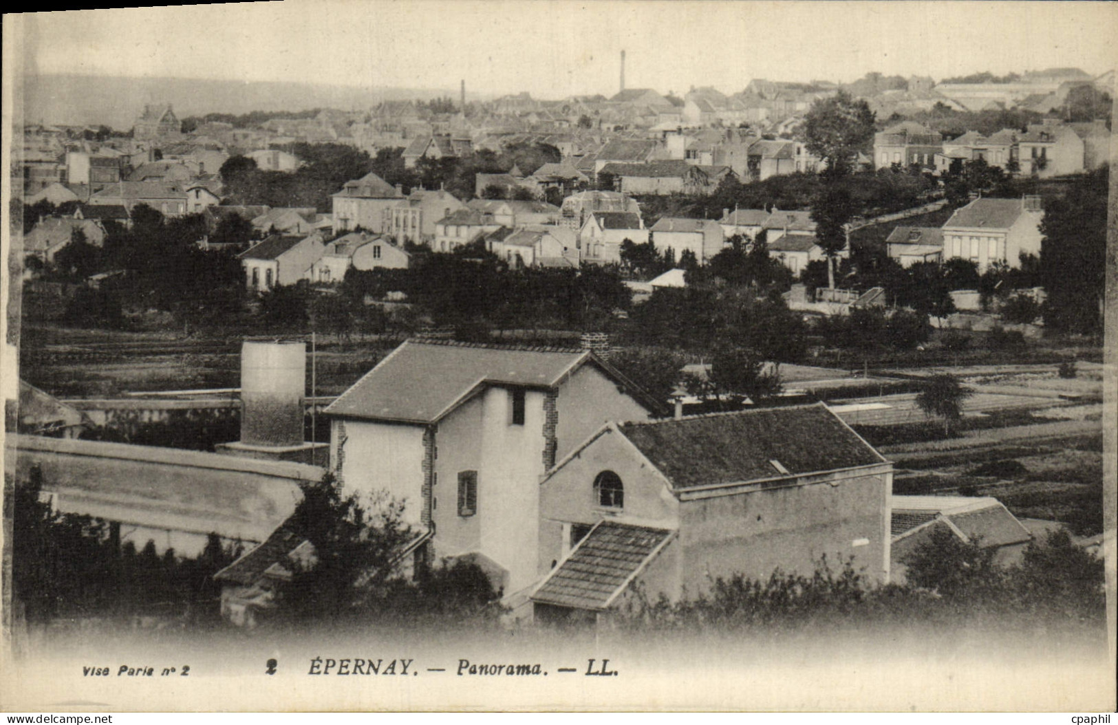 CPA Epernay Panorama