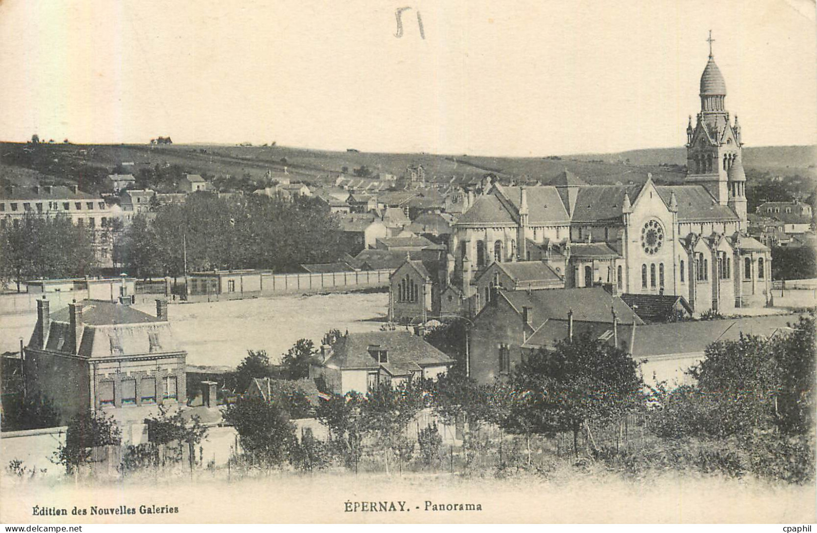 CPA Epernay Panorama
