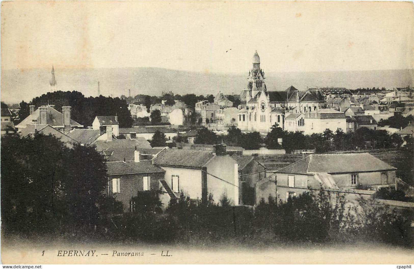 CPA Epernay Panorama