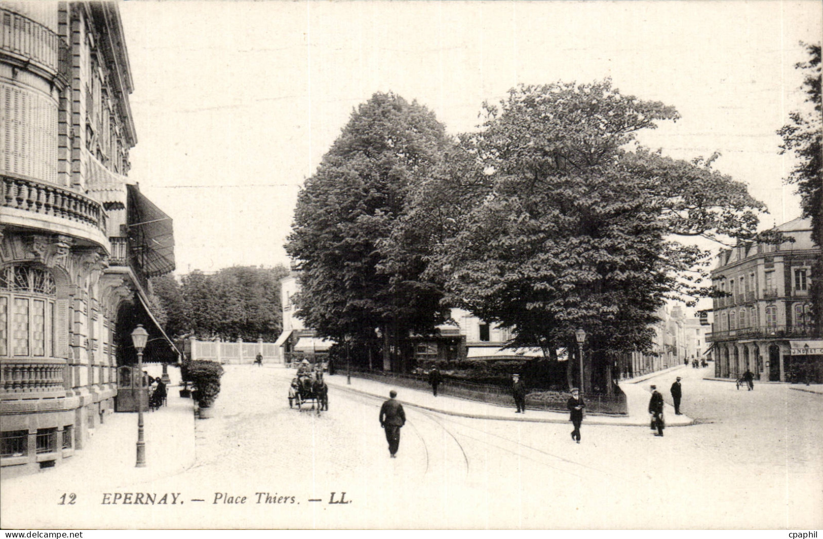CPA Epernay Place Thiers