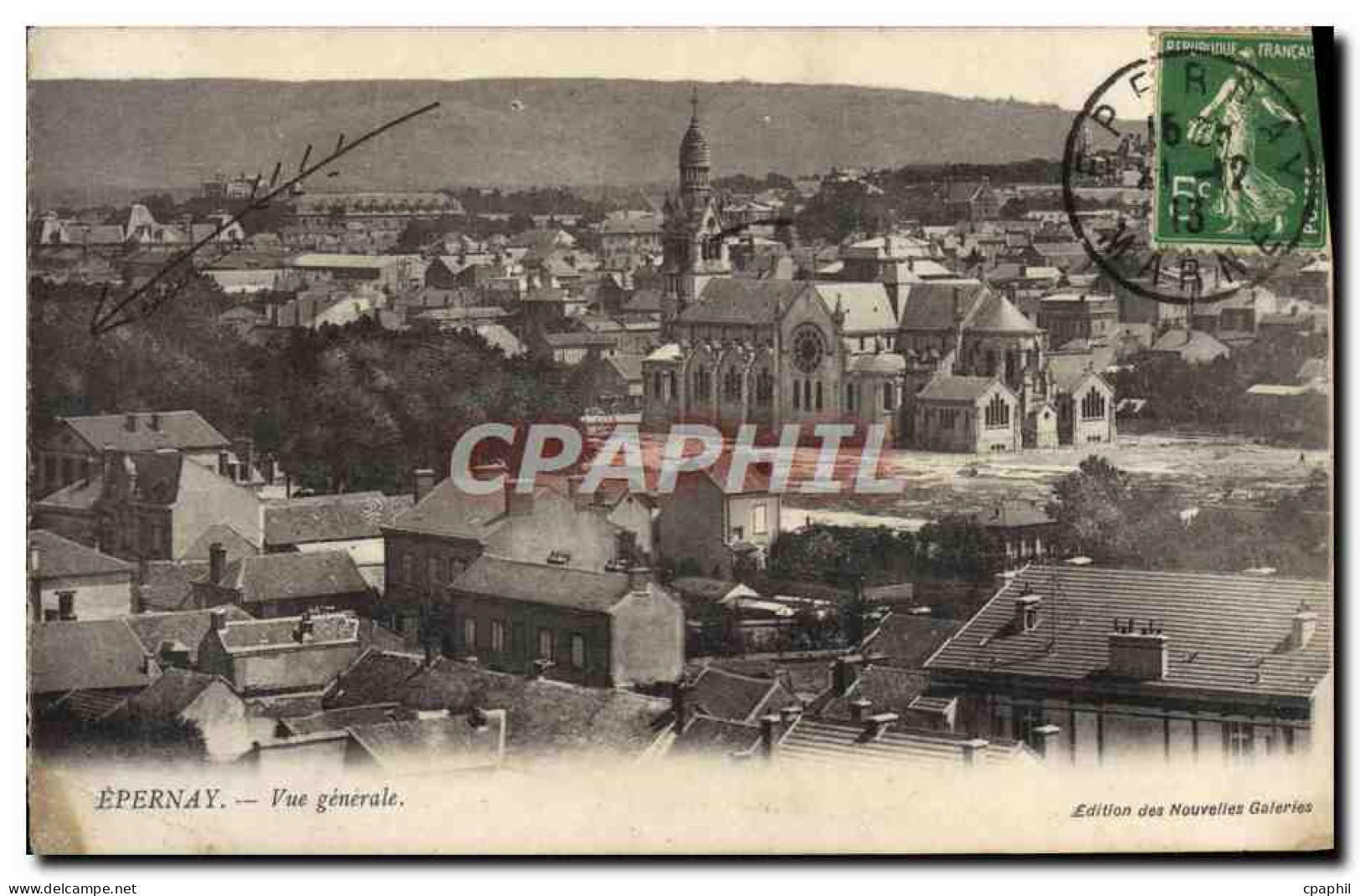 CPA Epernay Vue Generale