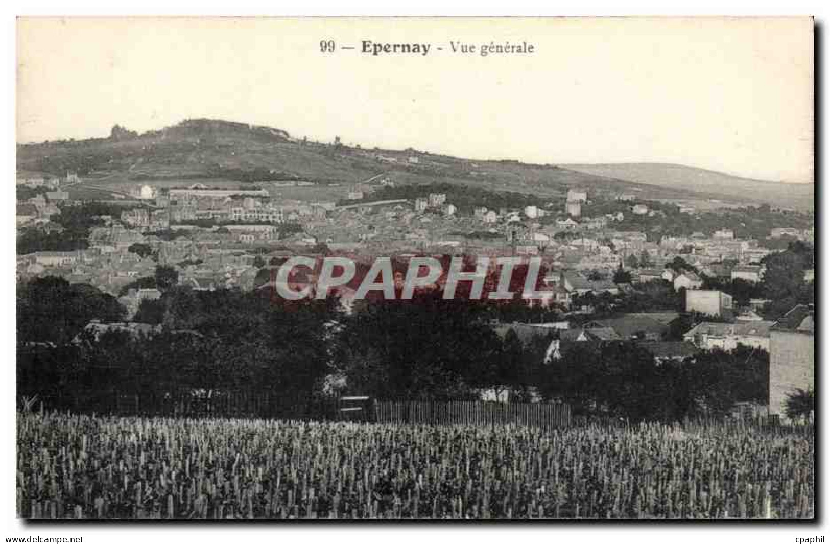CPA Epernay Vue generale